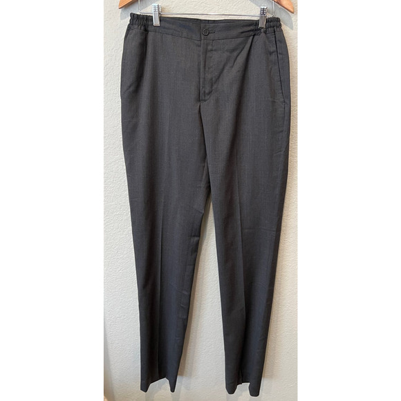 Nordstrom Other - Nordstrom Trim Fit Wool Blend EZ Fit Dress Pants - Tech Smart Line (34)